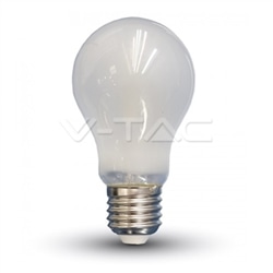 LAMPADA LED E27 A60 4W 6000K FOSCA VIDRO V-TAC 4488