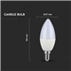 Lampada LED Chama 7W E14 3000K V-TAC 111 #3 - 8950111