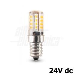 LAMPADA E14 24V 3W [20-30V] 32 LEDS 3000K 220 Lm
