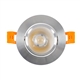 MINI PROJETOR LED ORIENTÁVEL COR AÇO 5W 2700K COB furo Ø55mm - 415000000003421