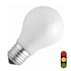 LAMPADA SEMÁFORO E27 40W FILAMENTO A60 GLS 230Vac FOSCA