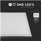 PAINEL LED ARO BRANCO 45W 3600Lm 6000K 600X600 V-TAC 2160256 #3 - 8952160256