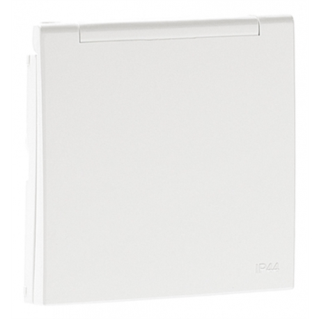 CENTRO SCHUKO C/TAMPA E OBTUR IP44 BRANCO 90634TBR - 90634TBR