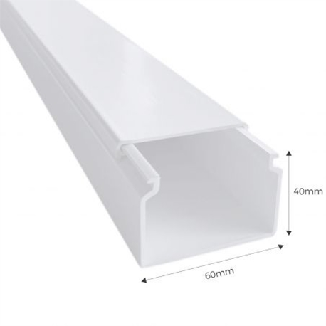 CALHA 60X40 BRANCA 13030CBR - 13030CBR