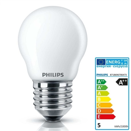 CorePro LEDLuster 4.3-40W E27 827 P45 FR G PHILIPS 34722900 - 34722900