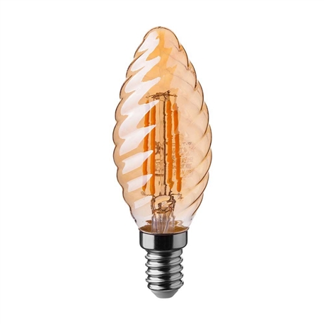 LAMPA Chama Torcida E14 Fil. 4W 2200K 350Lm V-TAC 217115 - 895217115