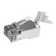 Ficha RJ45 Blindada FTP de Cravar Cat6 Cat6a Cat7 Cat7a - 015-0537