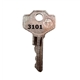 CHAVE TIPO YALE 3101 VIDEX - AT-VX-ACECH3101
