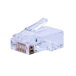 Ficha RJ45 tecnologia passante 8P8C UTP CAT6
