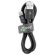 Cabo USB carregam/dados 2m preto iPhone/iPad - 50072906