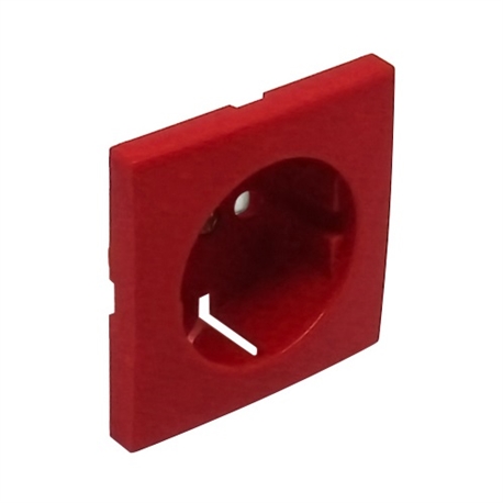 CENTRO SCHUKO COM OBTURADOR VERMELHO 90632TVM - 90632TVM