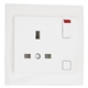 TOMADA INGLESA C/INTERRUPTOR BRANCA 90184CBR - 90184CBR