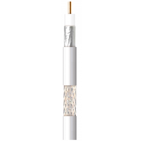 CABO COAXIAL RG6 ITED BRANCO TELEVÉS 2127 - TEL2127N