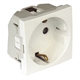 TOMADA SCHUKO ALV. PLANOS OBTUR. 2 MÓDULOS BRANCA 45129SBR - 45129SBR