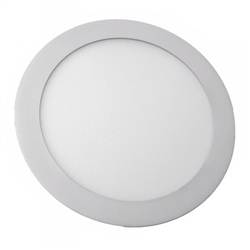 DOWNLIGHT LED EMBUTIR REDONDO 24W 4000K Ø300mm BRANCO