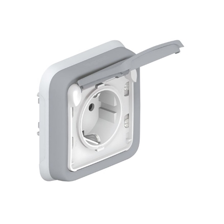 PLEXO 2P+T SCHUKO CINZENTO 069833 - 069833