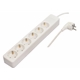 BLOCO TOMADAS SEXTUPLO C/ TERRA 3.0MT 3G1,5 BRANCO 6230 - 6230
