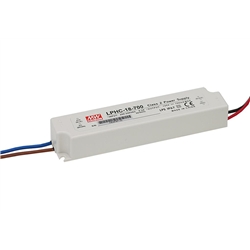 Fonte Alim. LED 17,5W máx 700mA 25Vdc Mean Well LPHC-18-700