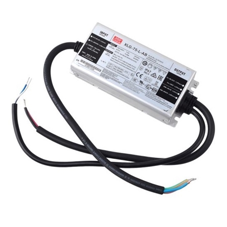DRIVER 75W 53÷107VDC 350÷1050mA MEAN WELL XLG-75-L-AB - XLG-75-L-AB