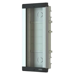 PORTA MÓDULOS 2 MÓDULOS ACABAMENTO ALUMINIO VIDEX 8852/A
