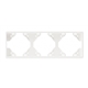 ESPELHO TRIPLO HORIZONTAL BRANCO 50931TBR - 50931TBR