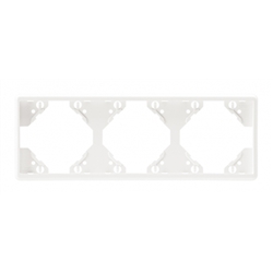ESPELHO TRIPLO HORIZONTAL BRANCO 50931TBR
