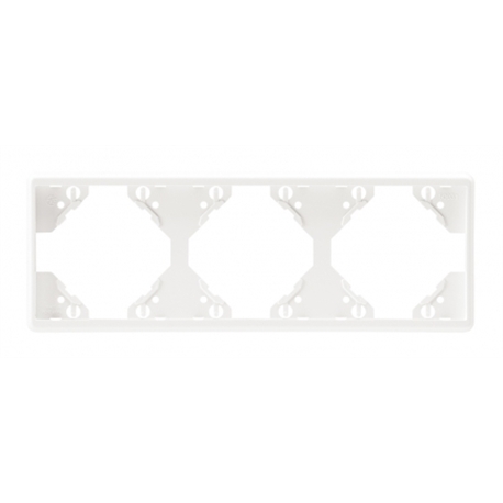 ESPELHO TRIPLO HORIZONTAL BRANCO 50931TBR - 50931TBR