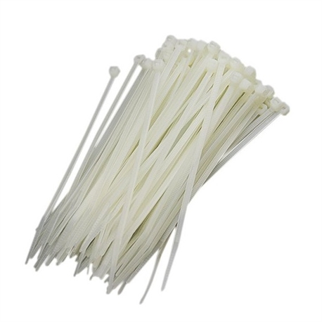 ABRAÇADEIRA FIVELA NYLON 300x3,6 BRANCO [Emb. 100] - AFB-05