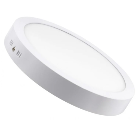 DOWNLIGHT LED SALIENTE REDONDO 24W 4000K ARO BRANCO 300MM - 57/LED283524WR/NW