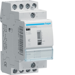 Contactor silencio manu 25A, 4NA, 12V DC ERL425SDC