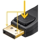 Cabo DisplayPort 1.2 macho-macho 2.0 Mt PRETO - 019-0767