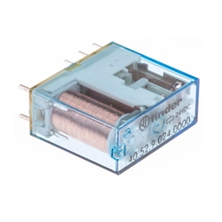 Relé 8 Pinos 24VDC 8A DPDT Finder 40.52.9.024.0000 - 405290240000