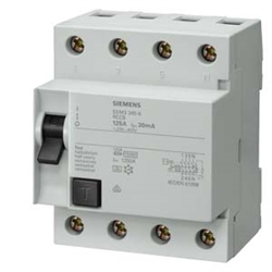 INTERRUPTOR DIF. 4P 125A 300mA - 5SM3645-0