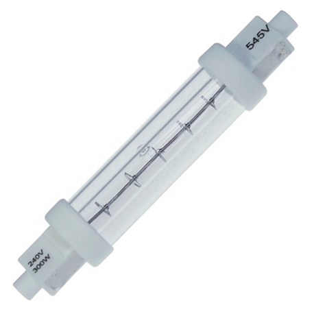 LAMPADA INFRAVERMELHO R7s 240V 300W 117,6MM REVESTIDO 359750 - 890-359750