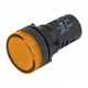 Sinalizador Redondo Painel furo Ø16mm 230V Amarelo - 500LL9056-3