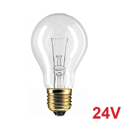 LAMPADA INCANDESCENTE E27 24V 60W A60 CL