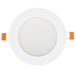 DOWNLIGHT LED EMBUTIR REDONDO 6W 3000K Ø120mm BRANCO