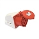 TOMADA MURAL FEMEA 3P+T+N 400V 16A IP44 5x16A PCE 115-6K - PC1156K
